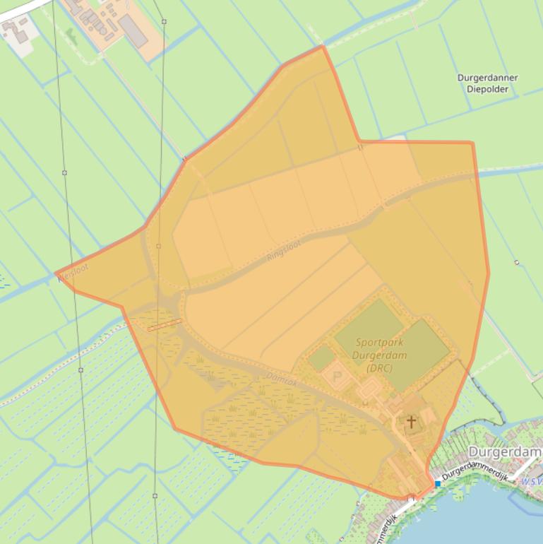 Kaart van postcodegebied 1026CB.