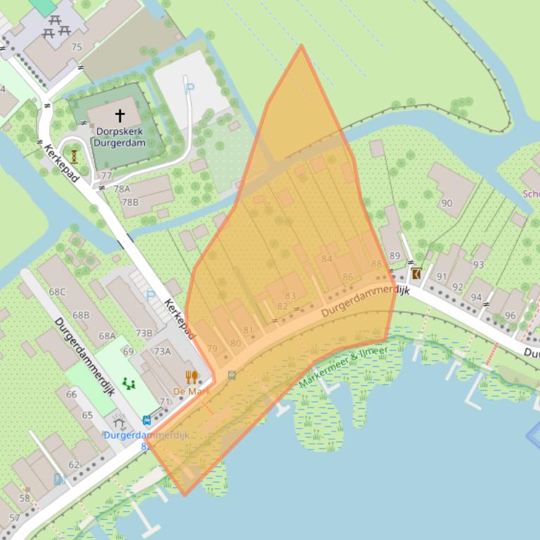 Kaart van postcodegebied 1026CC.