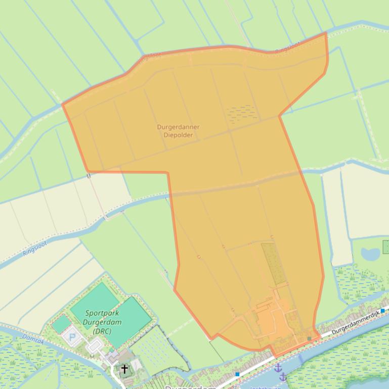 Kaart van postcodegebied 1026CH.