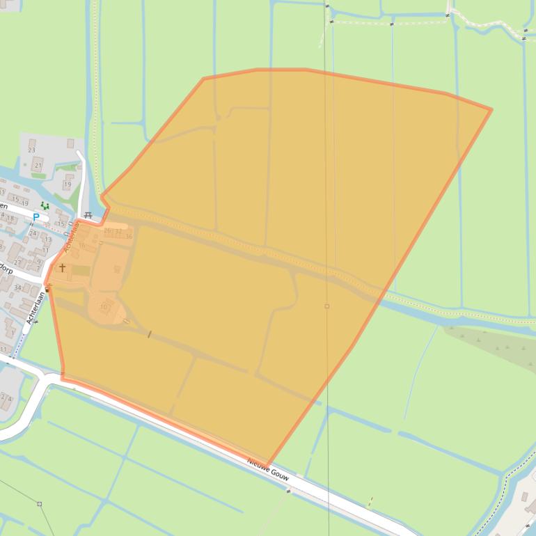 Kaart van postcodegebied 1027AK.