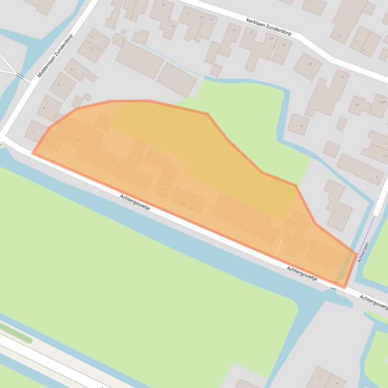 Kaart van postcodegebied 1027AV.