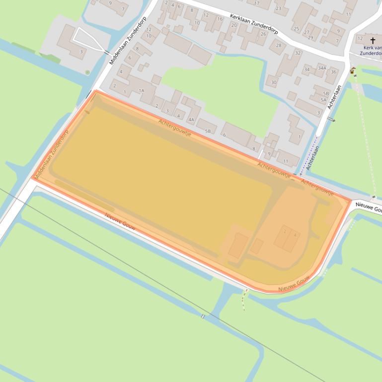 Kaart van postcodegebied 1027AW.