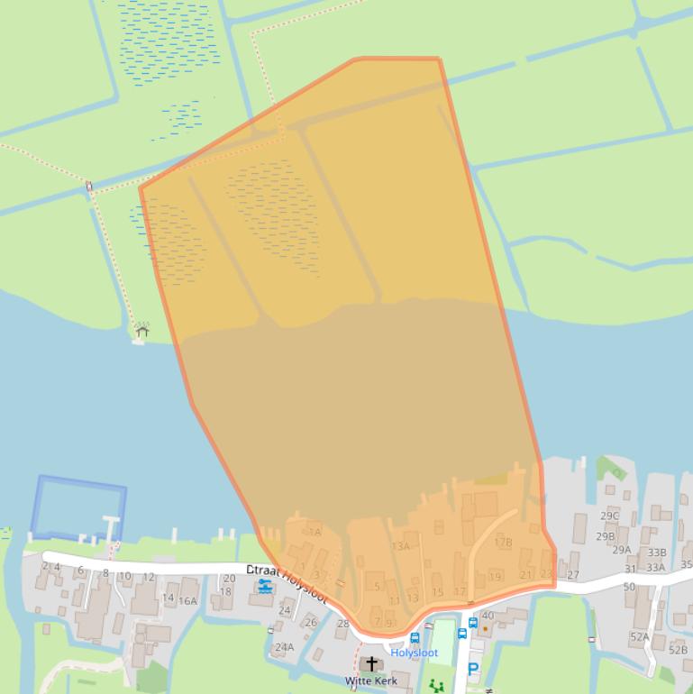 Kaart van postcodegebied 1028BB.