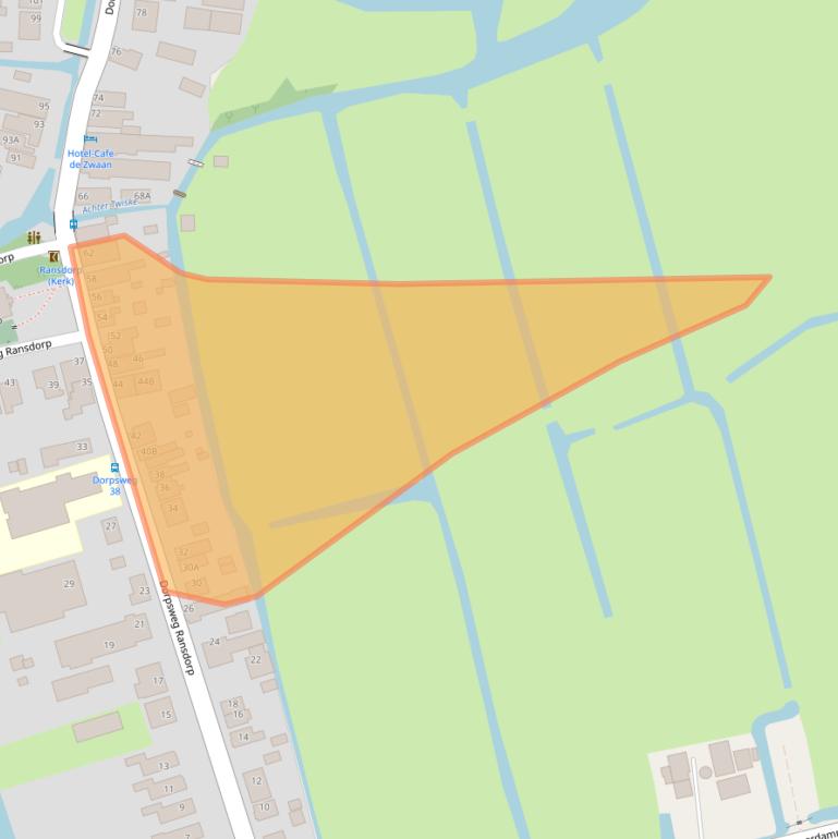 Kaart van postcodegebied 1028BP.