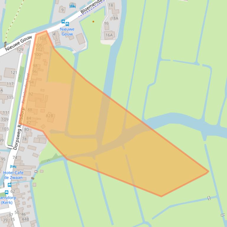 Kaart van postcodegebied 1028BS.