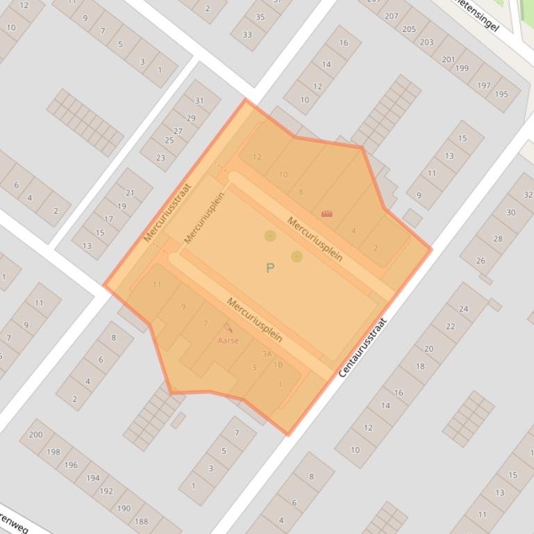 Kaart van postcodegebied 1033AZ.