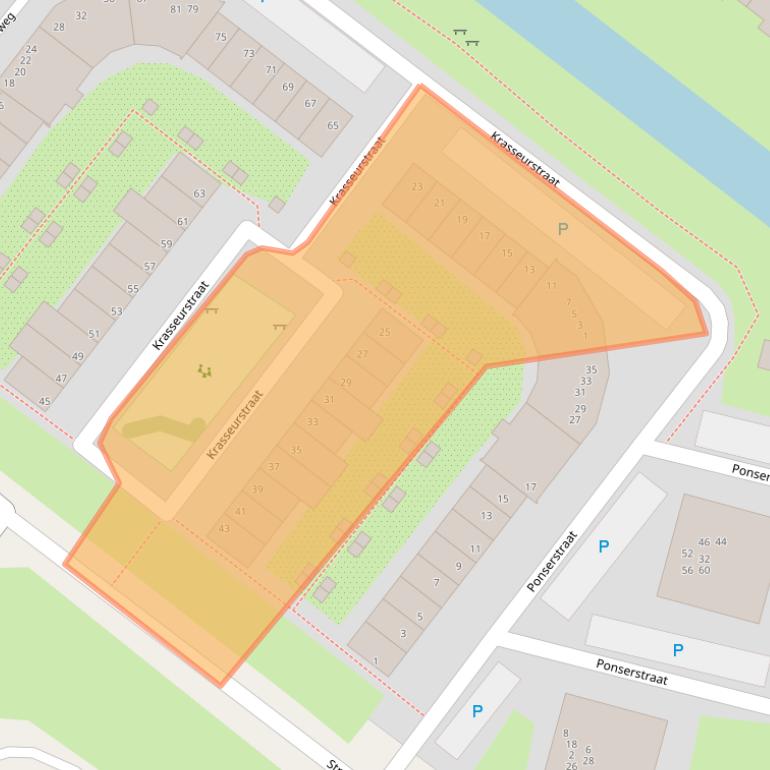 Kaart van postcodegebied 1033DG.