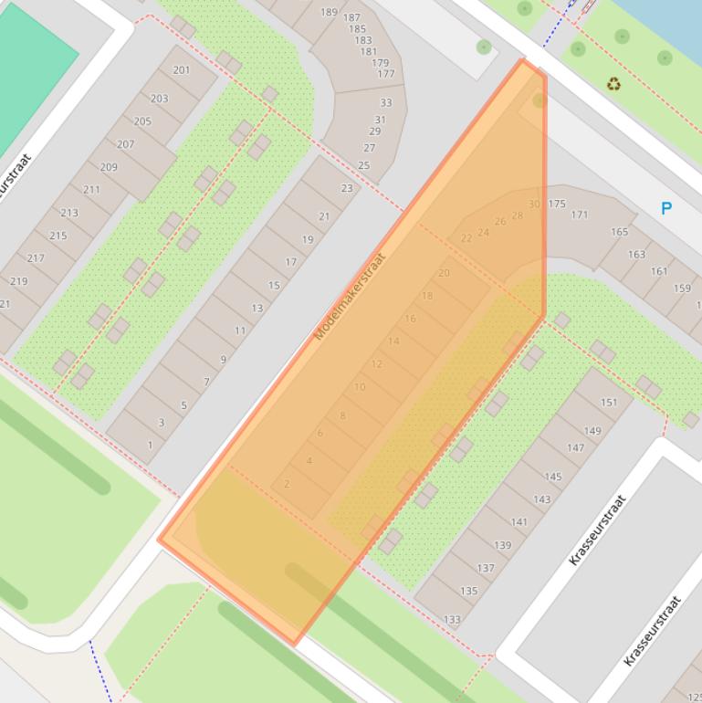 Kaart van postcodegebied 1033DN.