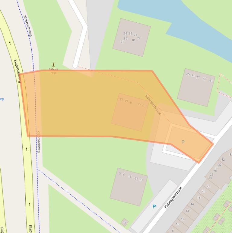 Kaart van postcodegebied 1033DR.