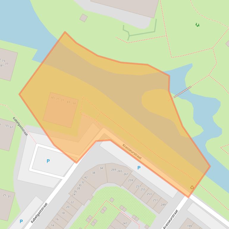 Kaart van postcodegebied 1033DS.