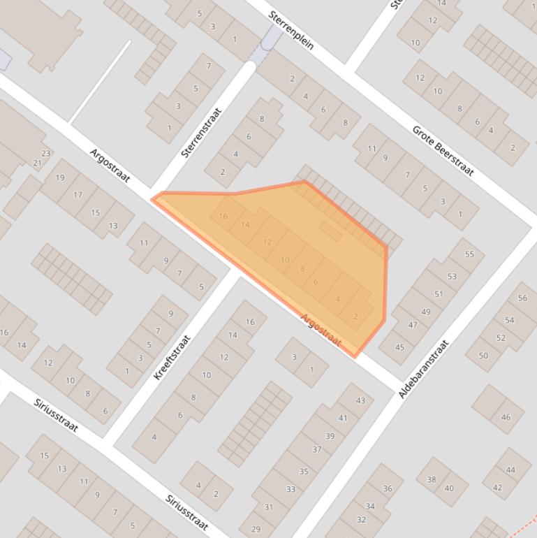 Kaart van postcodegebied 1033EE.