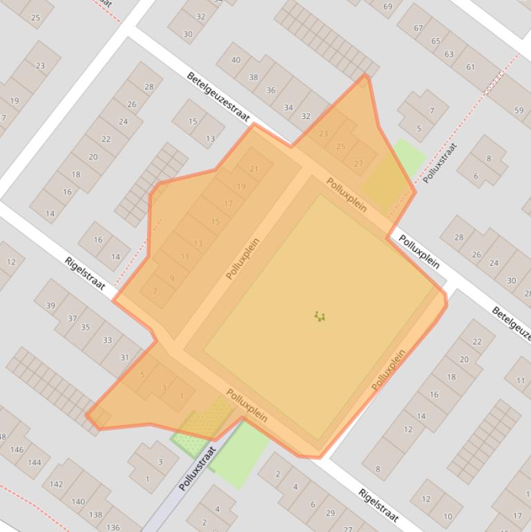 Kaart van postcodegebied 1033GC.