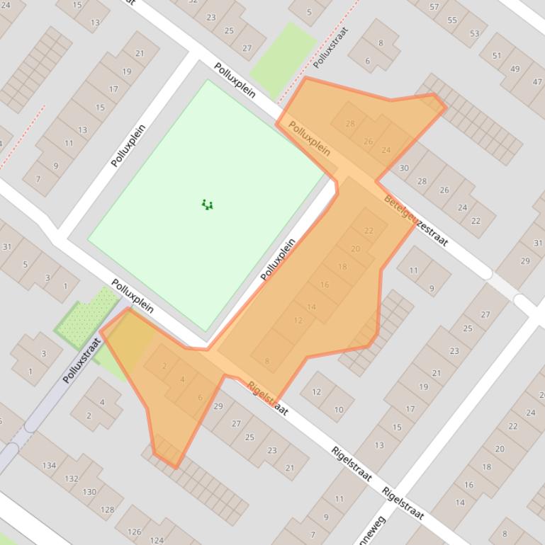 Kaart van postcodegebied 1033GD.