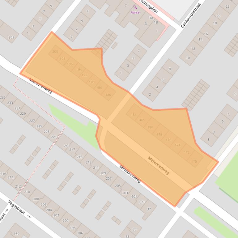 Kaart van postcodegebied 1033HJ.