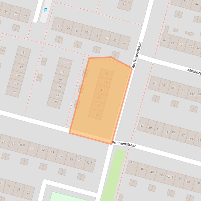 Kaart van postcodegebied 1033JW.