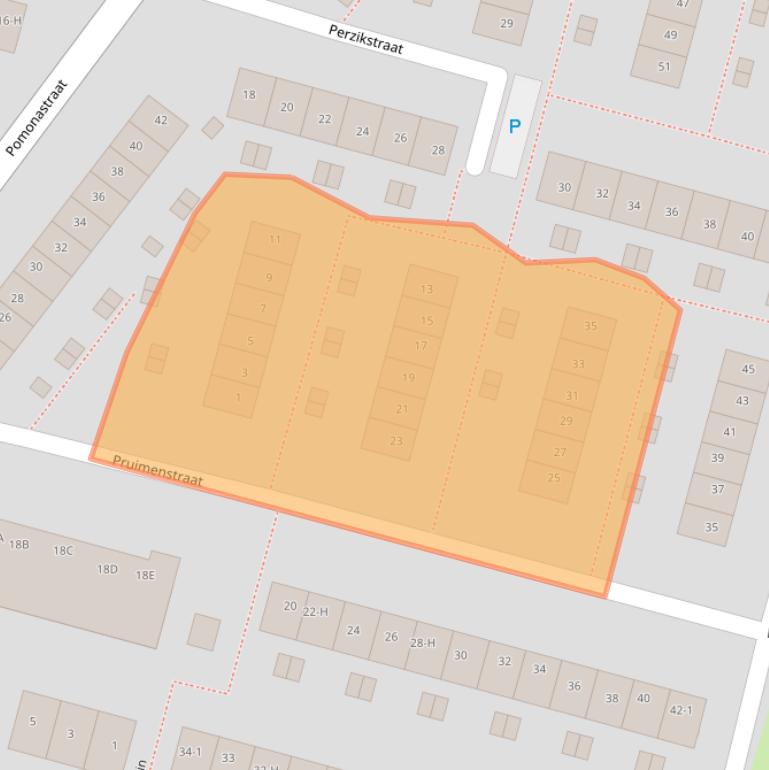 Kaart van postcodegebied 1033KK.