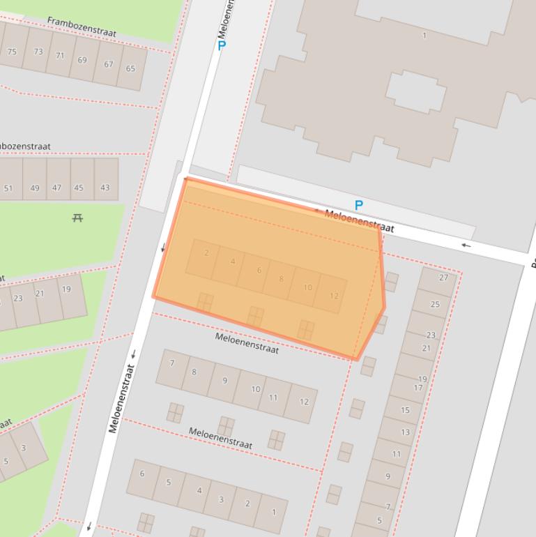 Kaart van postcodegebied 1033LC.