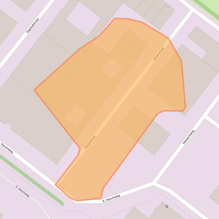 Kaart van postcodegebied 1033MN.