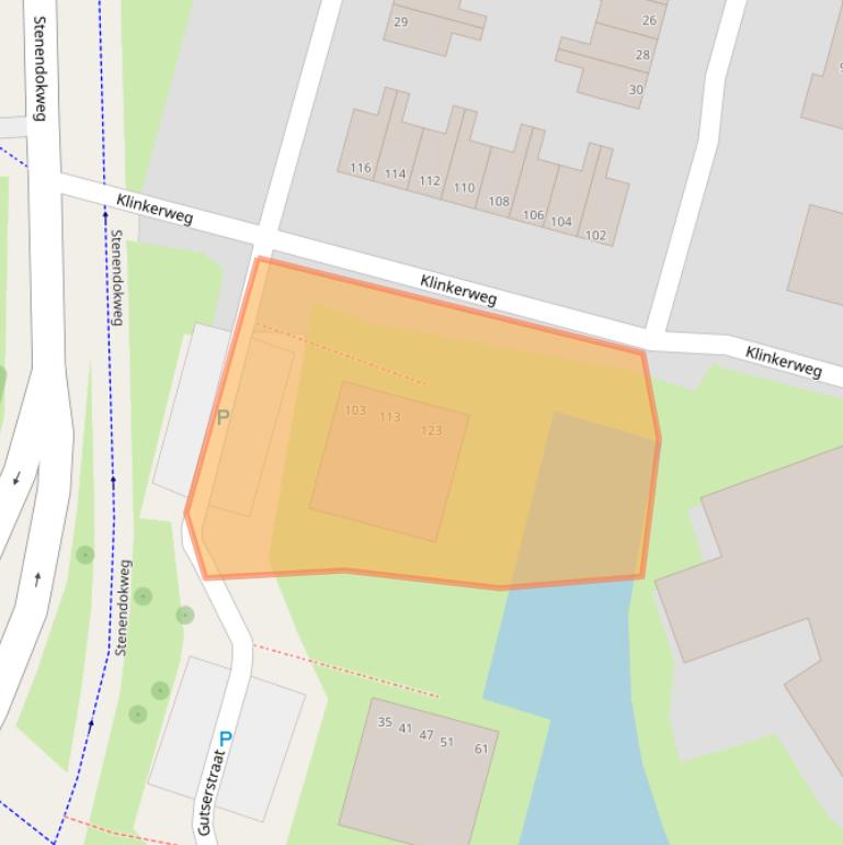 Kaart van postcodegebied 1033PL.