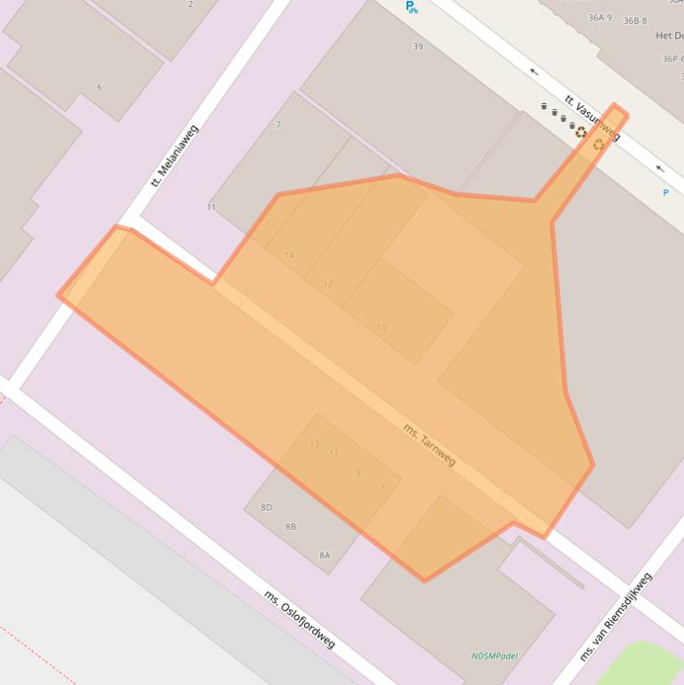 Kaart van postcodegebied 1033SK.