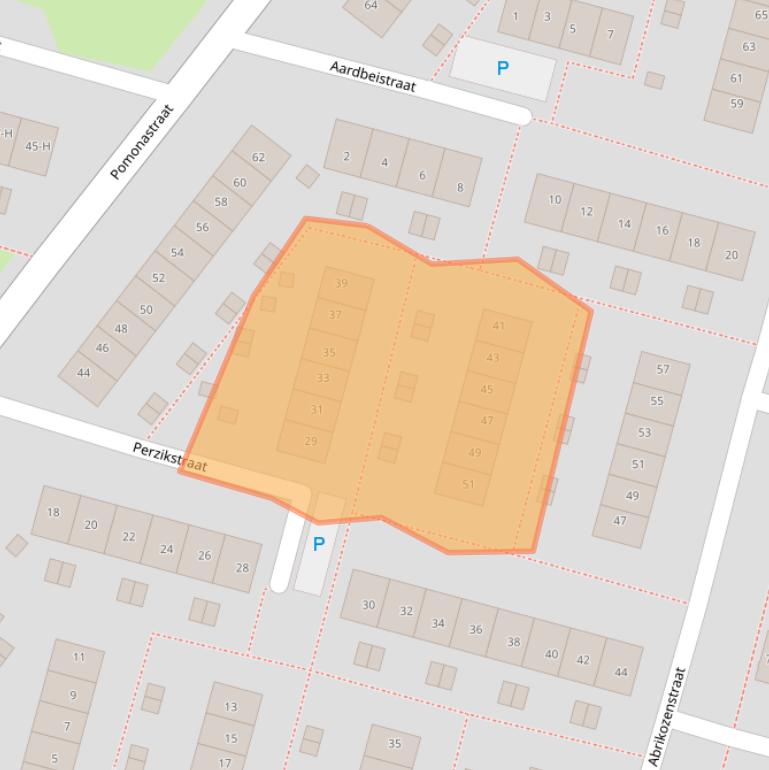 Kaart van postcodegebied 1033TM.