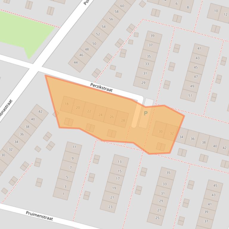 Kaart van postcodegebied 1033TP.