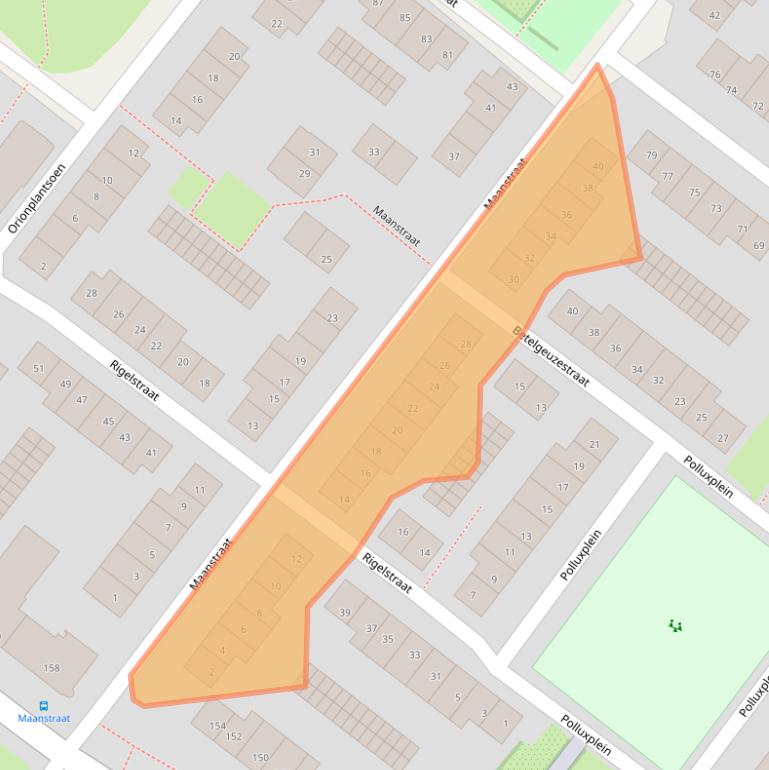 Kaart van postcodegebied 1033VD.