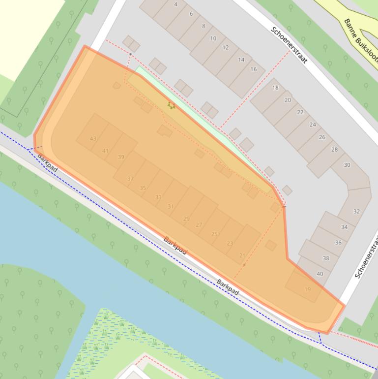Kaart van postcodegebied 1034DG.