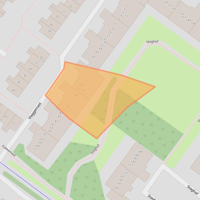 Kaart van postcodegebied 1034PD.