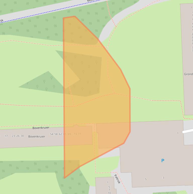 Kaart van postcodegebied 1035AD.