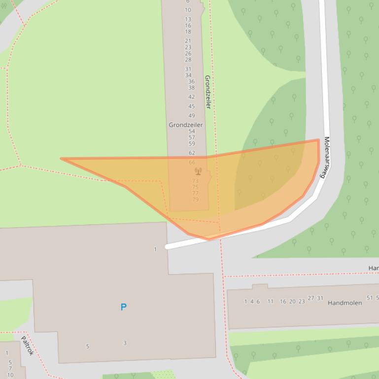 Kaart van postcodegebied 1035AN.