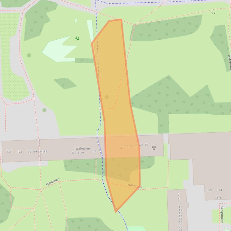 Kaart van postcodegebied 1035BL.