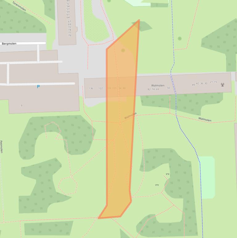 Kaart van postcodegebied 1035BP.