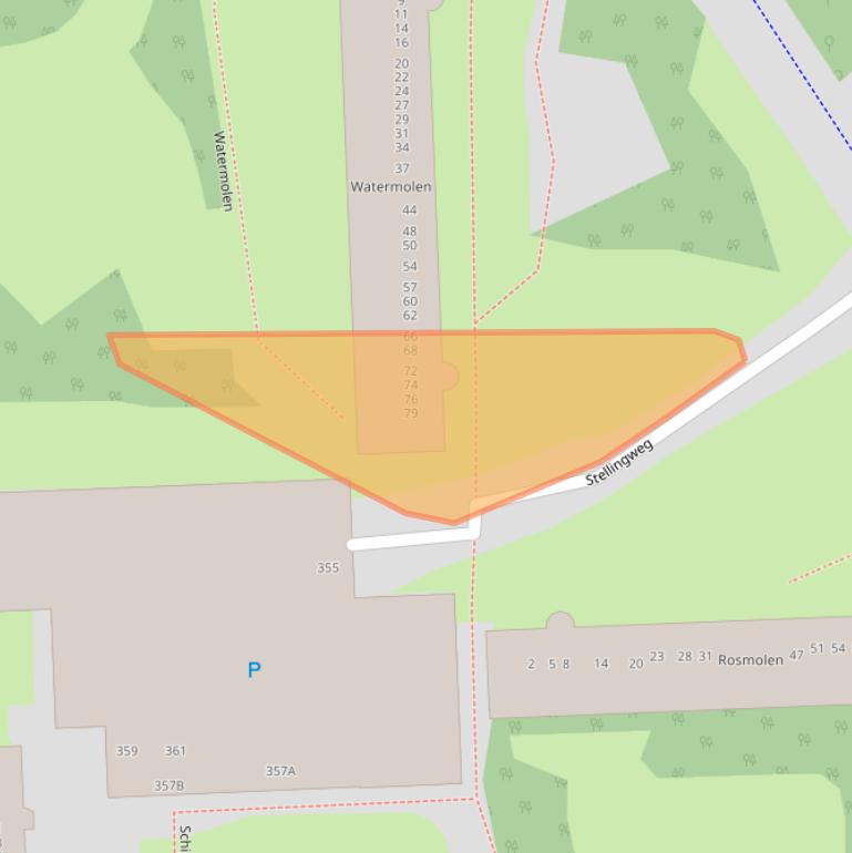 Kaart van postcodegebied 1035BW.