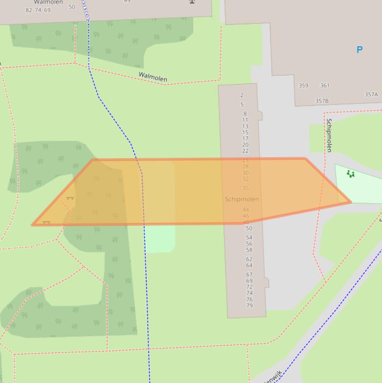 Kaart van postcodegebied 1035CG.