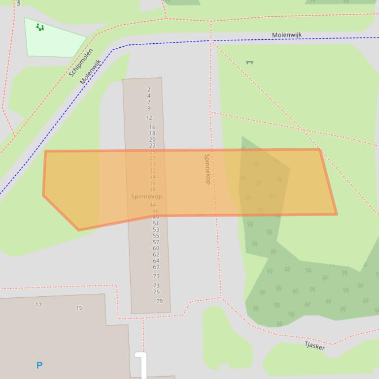 Kaart van postcodegebied 1035CL.