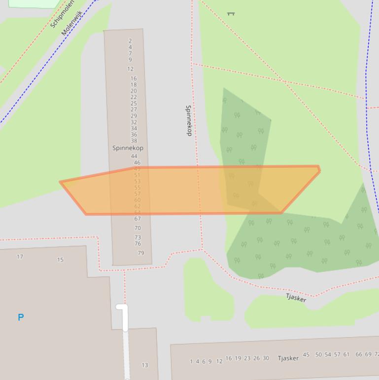 Kaart van postcodegebied 1035CM.