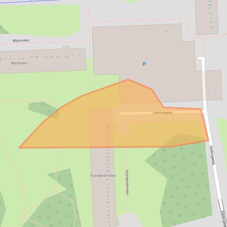 Kaart van postcodegebied 1035ED.