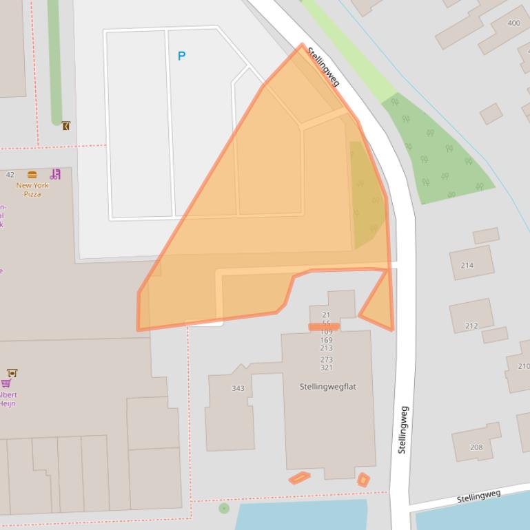 Kaart van postcodegebied 1035EM.