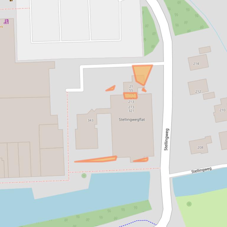 Kaart van postcodegebied 1035EN.