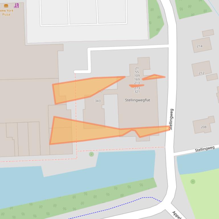 Kaart van postcodegebied 1035ES.