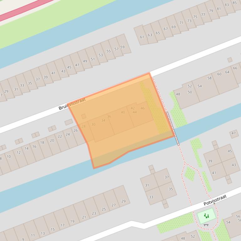 Kaart van postcodegebied 1035HG.