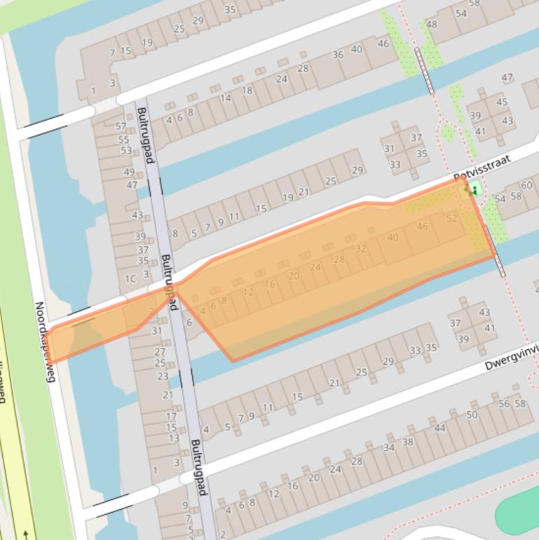 Kaart van postcodegebied 1035HK.