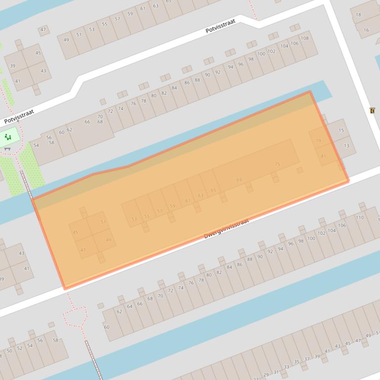 Kaart van postcodegebied 1035HN.