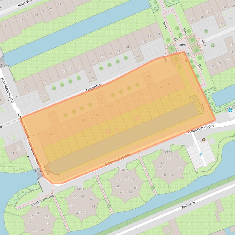 Kaart van postcodegebied 1035KJ.