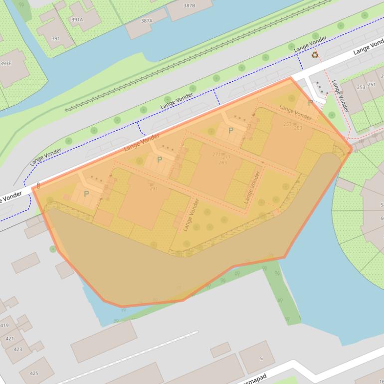 Kaart van postcodegebied 1035KX.