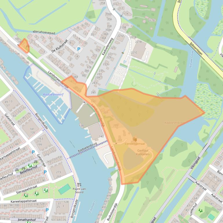 Kaart van postcodegebied 1035PV.