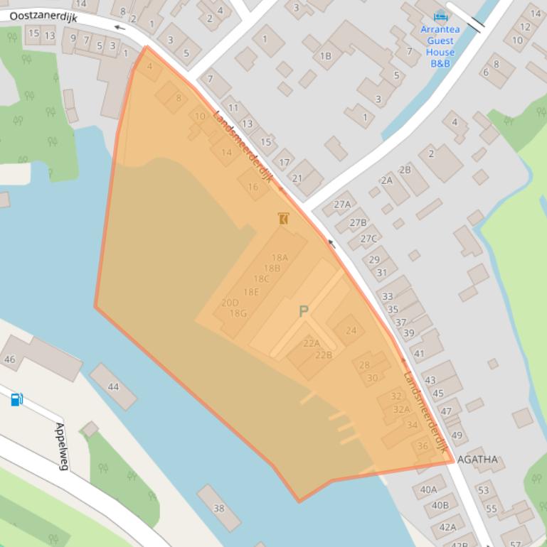 Kaart van postcodegebied 1035PW.