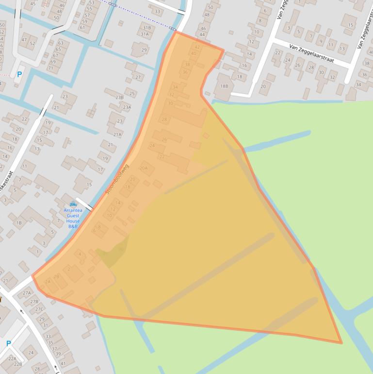 Kaart van postcodegebied 1035TW.