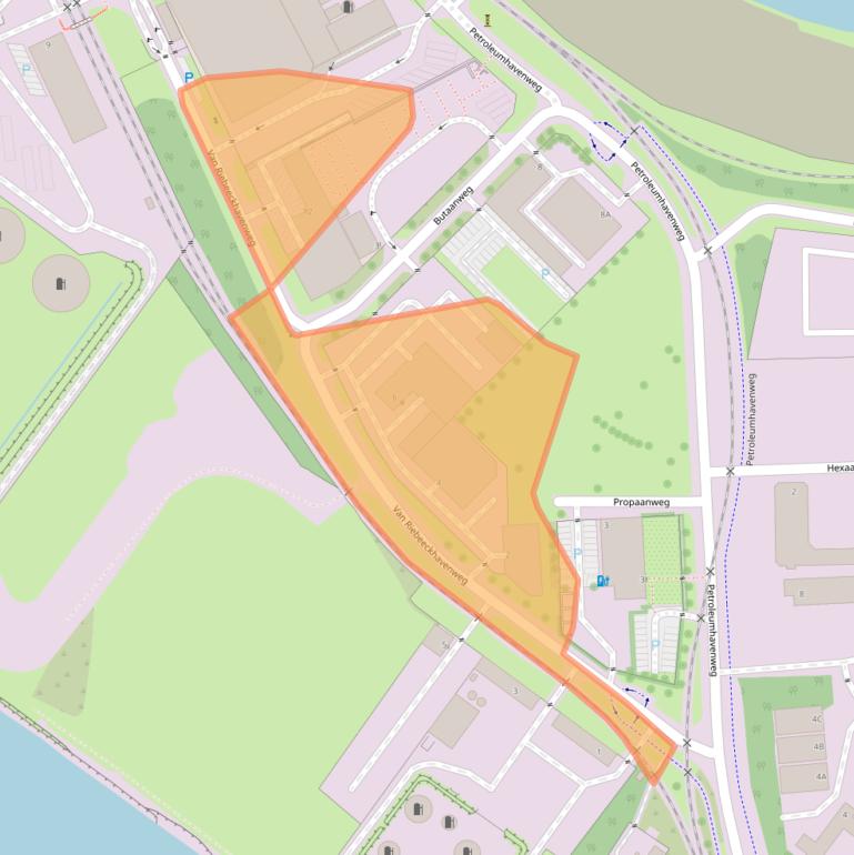 Kaart van postcodegebied 1041AE.